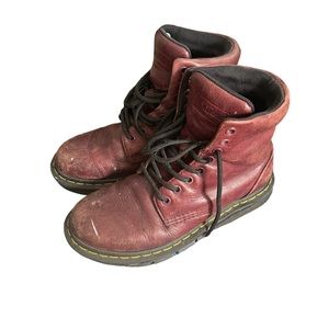 Doc martens doc oxblood comfort combat boots